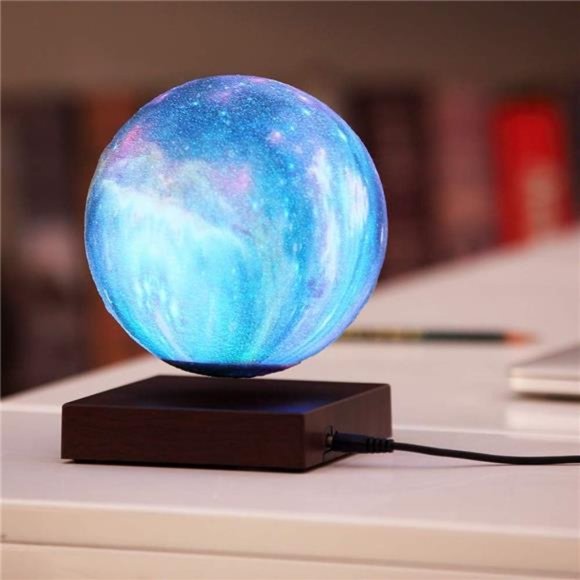 Levitating Moon Lamp Floating and Spinning in Air Freely with Gradually Changing - Picture 2 of 6